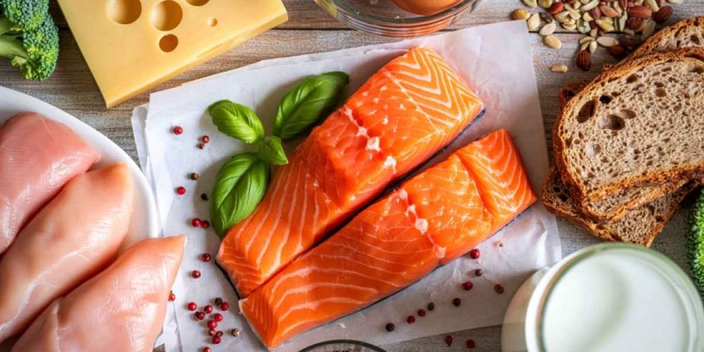 des aliments équilibrés