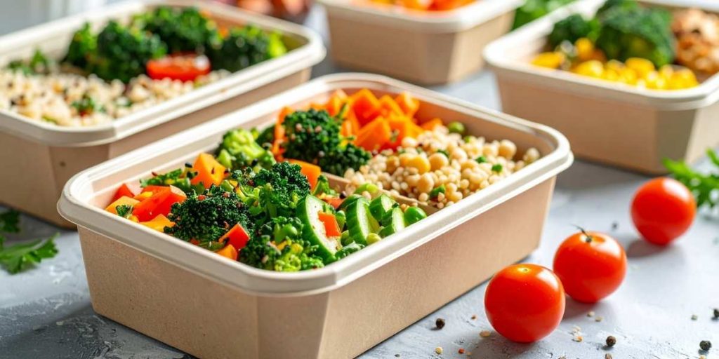 un repas végétarien