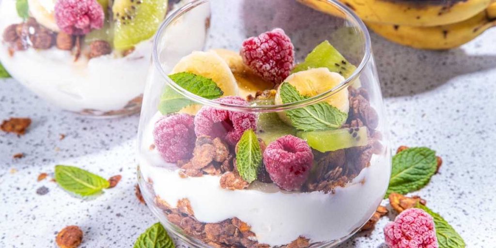un dessert fitness